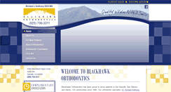 Desktop Screenshot of blackhawkortho.com